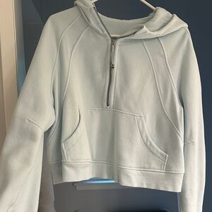 Light Blue Lululemon cropped Hoodie